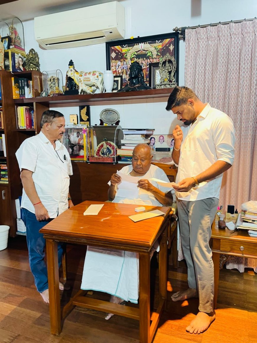 ಕೊಡಗು ಜೆಡಿಎಸ್‌ಗೆ ಜಿಲ್ಲಾಧ್ಯಕ್ಷರ ನೇಮಕಕ್ಕೆ ಆಗ್ರಹ:ದೇವೇಗೌಡರಿಗೆ ಬಿ.ಎಲ್. ನಾಗರಾಜ್ ನೇತೃತ್ವದಲ್ಲಿ ಮನವಿ