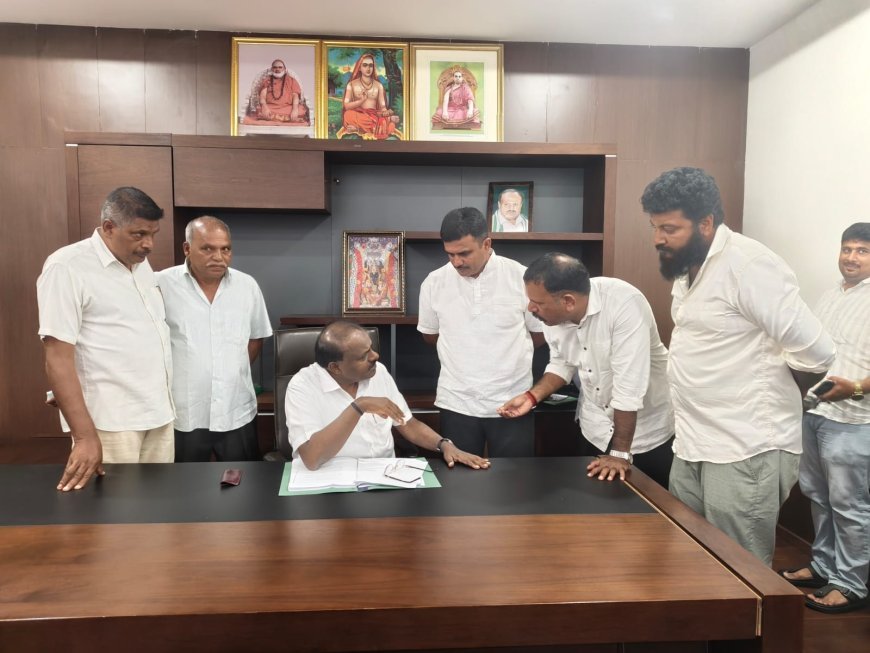 ಕೊಡಗು ಜೆಡಿಎಸ್‌ಗೆ ಶೀಘ್ರದಲ್ಲೇ ಜಿಲ್ಲಾಧ್ಯಕ್ಷರ ನೇಮಕ: ಕುಮಾರಸ್ವಾಮಿ ಭೇಟಿ ಮಾಡಿದ ತಾಲ್ಲೂಕು ಅಧ್ಯಕ್ಷರ ನಿಯೋಗ