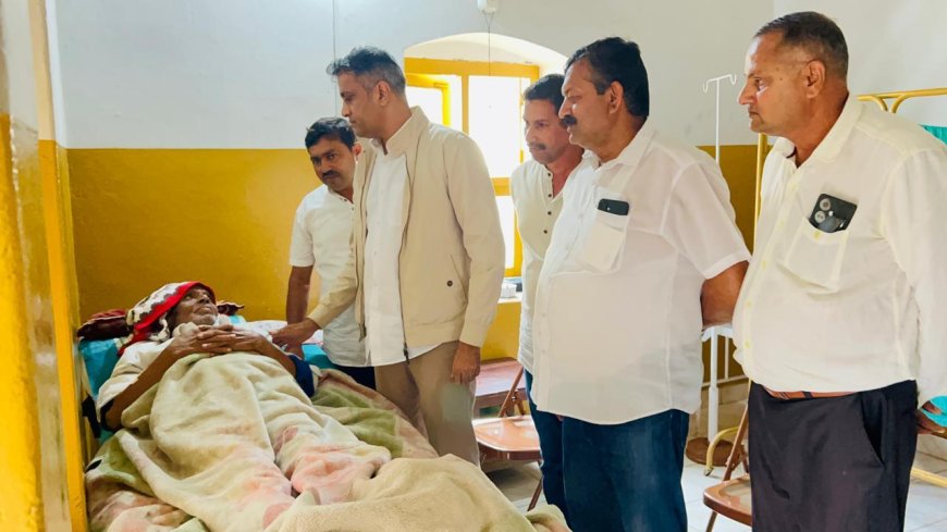 ಹಿರಿಯ ಕಾಂಗ್ರೆಸ್ ಮುಖಂಡ ಇಬ್ರಾಹಿಂ ಅವರ ಆರೋಗ್ಯ ವಿಚಾರಿಸಿದ ಶಾಸಕ ಎಎಸ್ ಪೊನ್ನಣ್ಣ