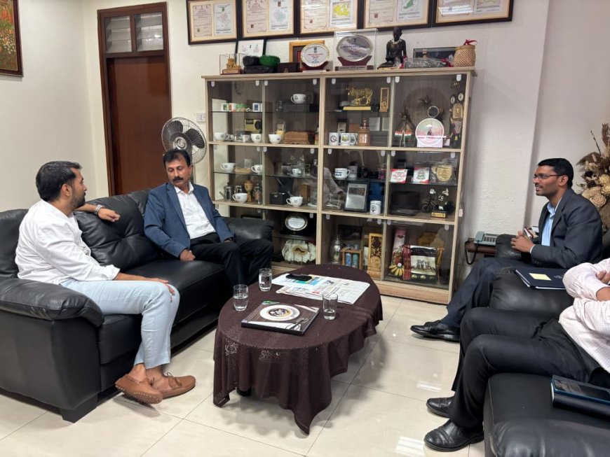 ಕಾಫಿ ದಸರಾ 2026 ಗೆ ಮತ್ತಷ್ಟು ಮೆರುಗು ನೀಡಲು ಬೆಂಗಳೂರಿನಲ್ಲಿ ಮಹತ್ವದ ಸಭೆ; ಭಾರತೀಯ ಕಾಫಿ ಬೋರ್ಡ್ ಅಧ್ಯಕ್ಷರು ಹಾಗೂ ಸಿ ಇ ಒ ಭೇಟಿ ಮಾಡಿ ಚರ್ಚೆ ನಡೆಸಿದ ಮಡಿಕೇರಿ ಶಾಸಕ ಡಾ. ಮಂತರ್ ಗೌಡ