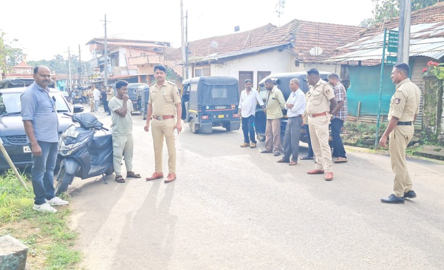 ಪೊನ್ನಂಪೇಟೆ ಪೊಲೀಸರಿಂದ ಆಟೋ ರಿಕ್ಷಾ ದಾಖಲೆ ಪರಿಶೀಲನೆ; ಹೆಲ್ಮೆಟ್ ಧರಿಸದ ಸವಾರರಿಗೆ ದಂಡ