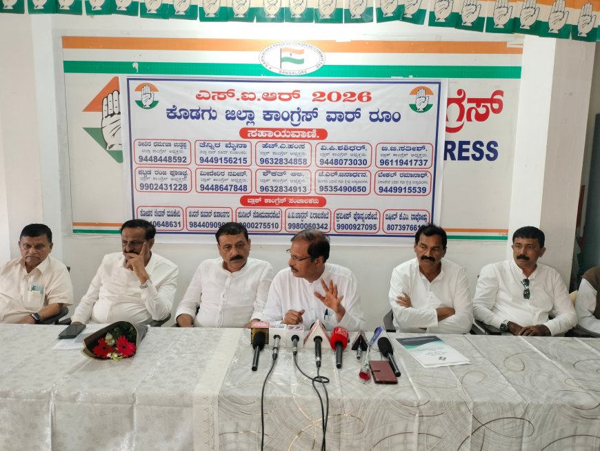 ಎಸ್‌ಐಆರ್ ಪ್ರಕ್ರಿಯೆಯಲ್ಲಿ ಒಬ್ಬ ನೈಜ ಮತದಾರನ ಹೆಸರೂ ಕೈಬಿಡಬಾರದು ಎಂಬುದೇ ಕಾಂಗ್ರೆಸ್‌ನ ಆದ್ಯತೆ; ಕೆಪಿಸಿಸಿ ಉಪಾಧ್ಯಕ್ಷ ವಿ.ಆರ್.ಸುದರ್ಶನ್