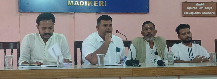 ದುರಸ್ತಿ ಹಂತದ ರಸ್ತೆಗಳಲ್ಲೇ ಬಿಜೆಪಿ ಬಾಳೆಗಿಡ ನೆಟ್ಟು ಪ್ರತಿಭಟನೆ: ಭಾಗಮಂಡಲ ವಲಯ ಕಾಂಗ್ರೆಸ್ ಆಕ್ಷೇಪ