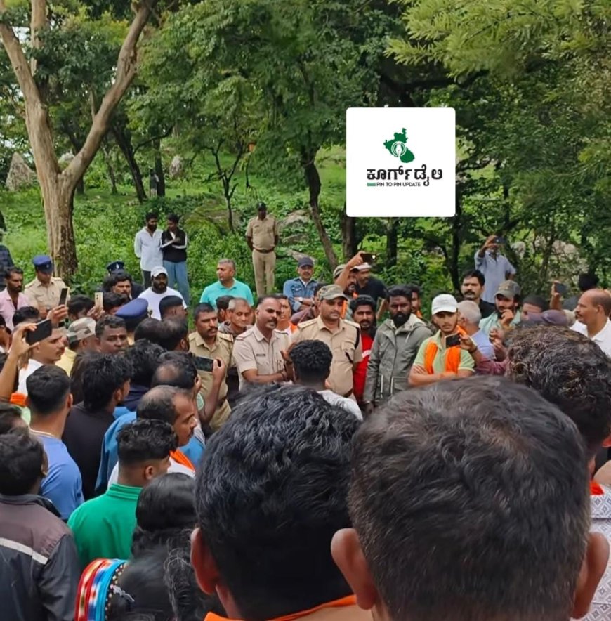 ಸಿದ್ದೇಶ್ವರ ದೇವಾಲಯದ ಆವರಣದಲ್ಲಿ ಅನಧಿಕೃತ ಸಮಾಧಿ:ಹಿಂದೂಪರ ಸಂಘಟನೆಗಳಿಂದ ಪ್ರತಿಭಟನೆ