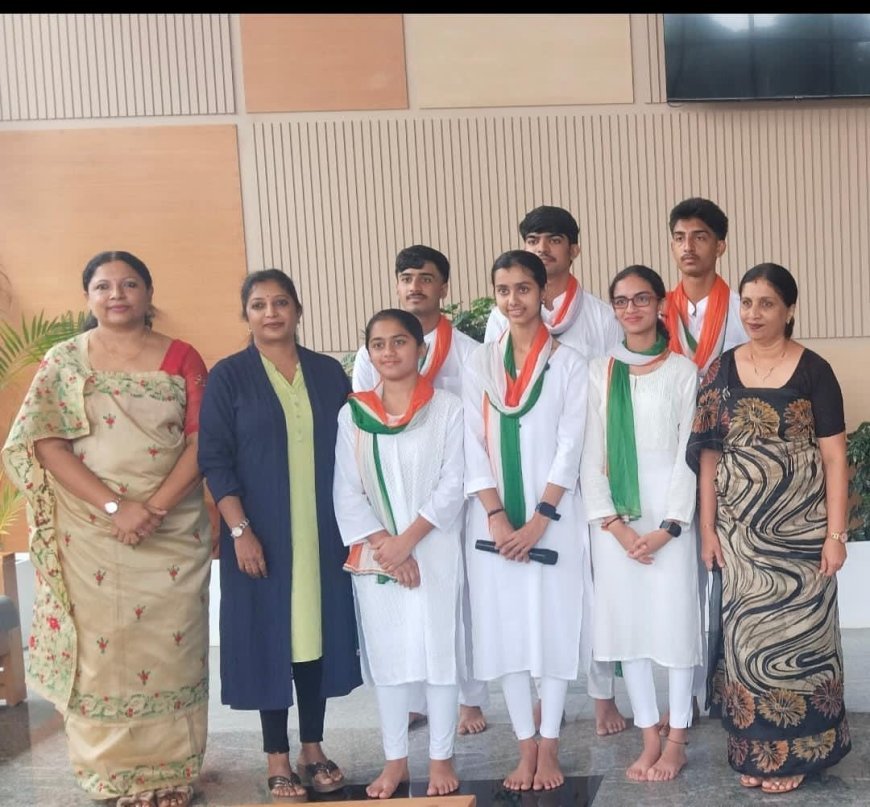 ದೇಶಭಕ್ತಿ ಗೀತಾ ಗಾಯನ ಸ್ಪರ್ಧೆಯಲ್ಲಿ ಸಿಐಪಿಯು ಕಾಲೇಜಿಗೆ ತೃತೀಯ ಸ್ಥಾನ