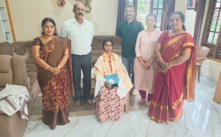 ವಯೋನಿವೃತ್ತ ಶಿಕ್ಷಕಿಯರಿಗೆ ಆತ್ಮೀಯ ಸನ್ಮಾನ