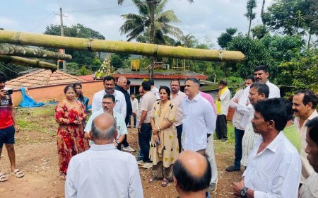 ನಾಪೋಕ್ಲು: ಶ್ರೀ ವೆಂಕಟರಮಣ ದೇವಸ್ಥಾನಕ್ಕೆ  ಶಾಸಕ ಎಎಸ್ ಪೊನ್ನಣ್ಣ ಭೇಟಿ