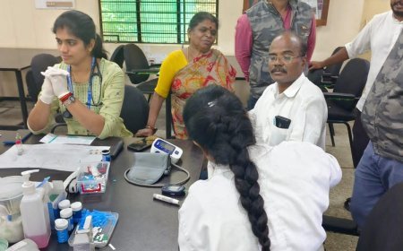ಪೊನ್ನಂಪೇಟೆ ಅರಣ್ಯ ಮಹಾವಿದ್ಯಾಲಯದಲ್ಲಿ ಯಶಸ್ವಿಯಾಗಿ ನಡೆದ ಉಚಿತ ಆರೋಗ್ಯ ತಪಾಸಣಾ ಶಿಬಿರ