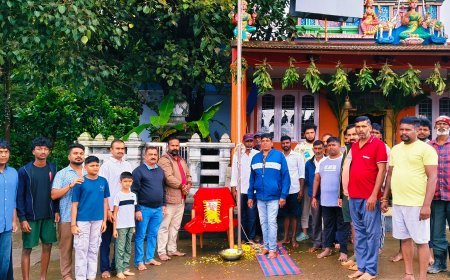ಸೋಮವಾರಪೇಟೆ: ದೊಡ್ಡ ಮಾರಿಯಮ್ಮ ದೇವಾಲಯ ಸಮಿತಿ ವತಿಯಿಂದ ಸ್ವಾತಂತ್ರ್ಯ ದಿನಾಚರಣೆ