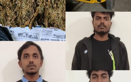 ಮಡಿಕೇರಿ;ಗಾಂಜಾ ಮಾರಾಟ ಮಾಡುತ್ತಿದ್ದ ಮೂವರ ಬಂಧನ