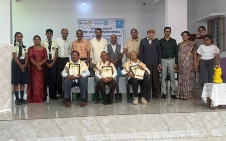 ನಾಪೋಕ್ಲುವಿನಲ್ಲಿ ಹಿರಿಯ ನಾಗರಿಕರಿಗೆ ರೋಟರಿ ಸನ್ಮಾನ