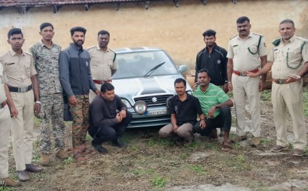 ದುಬಾರೆ ಮೀಸಲು ಅರಣ್ಯದಲ್ಲಿ ಕಳ್ಳಬೇಟೆಗೆ ಯತ್ನ ಮೂವರು ವಶಕ್ಕೆ