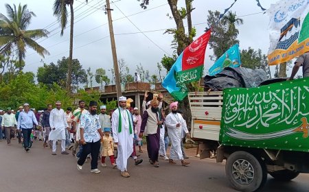 ಕೊಡ್ಲಿಪೇಟೆಯಲ್ಲಿ ಈದ್-ಮಿಲಾದ್ ರ‍್ಯಾಲಿ