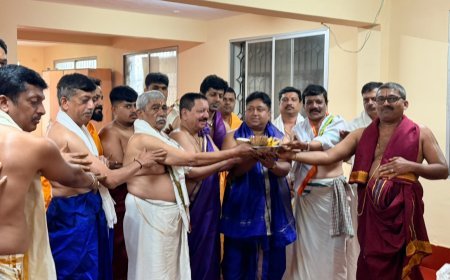 ದೈವಜ್ಞ ಬ್ರಾಹ್ಮಣ ಸಮಾಜದಿಂದ ಮಡಿಕೇರಿಯಲ್ಲಿ ಶ್ರದ್ಧಾಭಕ್ತಿಯಿಂದ ನಡೆದ ನೂಲು ಹುಣ್ಣಿಮೆ, ಜನಿವಾರ ಹಬ್ಬ ಹಾಗೂ ಋಗ್ ಉಪಕರ್ಮ