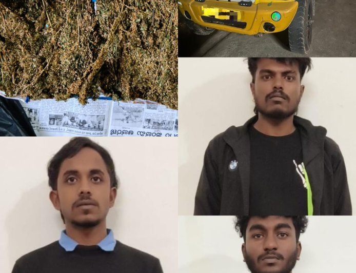 ಮಡಿಕೇರಿ;ಗಾಂಜಾ ಮಾರಾಟ ಮಾಡುತ್ತಿದ್ದ ಮೂವರ ಬಂಧನ