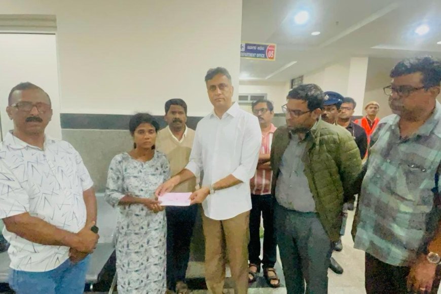ಯಡೂರು ಗ್ರಾಮದಲ್ಲಿ ಕಾಡಾನೆ ದಾಳಿಗೆ ಕಾರ್ಮಿಕ ಬಲಿ:  ಮೃತರ ಕುಟುಂಬಕ್ಕೆ ಪರಿಹಾರ ಚೆಕ್ ಹಸ್ತಾಂತರಿಸಿದ ಶಾಸಕ ಎಎಸ್ ಪೊನ್ನಣ್ಣ