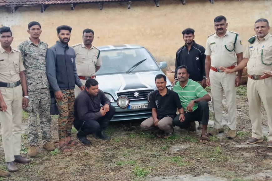ದುಬಾರೆ ಮೀಸಲು ಅರಣ್ಯದಲ್ಲಿ ಕಳ್ಳಬೇಟೆಗೆ ಯತ್ನ ಮೂವರು ವಶಕ್ಕೆ