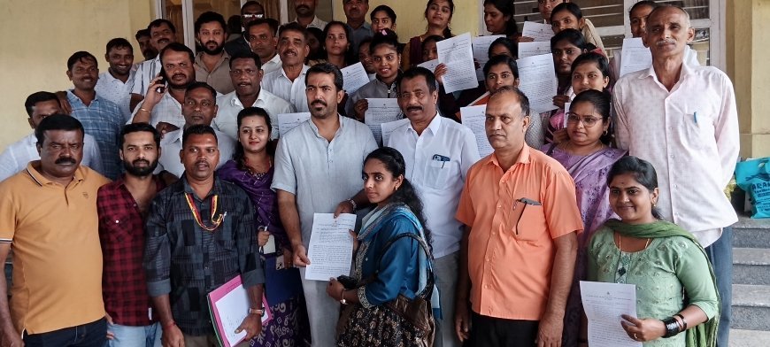 ಸೋಮವಾರಪೇಟೆ: ತಾಲೂಕಿನ ವಿವಿಧ ಅಂಗನವಾಡಿಗಳಿಗೆ ಆಯ್ಕೆಯಾಗಿರುವ 3 ಶಿಕ್ಷಕರು ಮತ್ತು 13 ಸಹಾಯಕಿಯರಿಗೆ ಆದೇಶ ಪತ್ರ  ವಿತರಿಸಿದ ಶಾಸಕ ಡಾ.ಮಂತರ್ ಗೌಡ