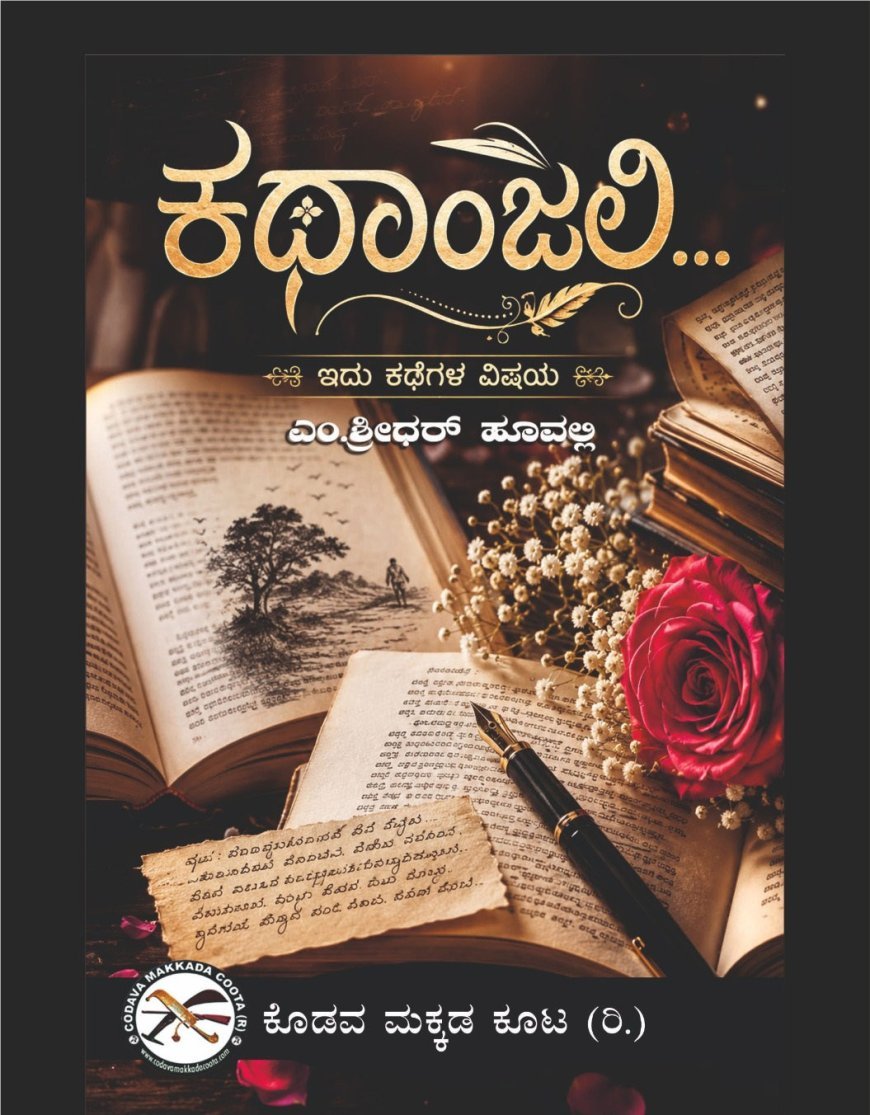 ಆ.16 ರಂದು ಕೊಡವ ಮಕ್ಕಡ ಕೂಟದ 126 ನೇ ಪುಸ್ತಕ ಶ್ರೀಧರ್ ಹೂವಲ್ಲಿ ರಚಿತ “ಕಥಾಂಜಲಿ” ಬಿಡುಗಡೆ