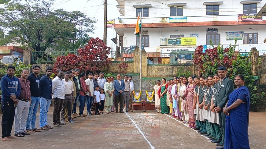 ವಿರಾಜಪೇಟೆ; ಪುರಸಭೆಯಲ್ಲಿ 80ನೇ ಸ್ವಾತಂತ್ರ್ಯ ದಿನ ಆಚರಣೆ
