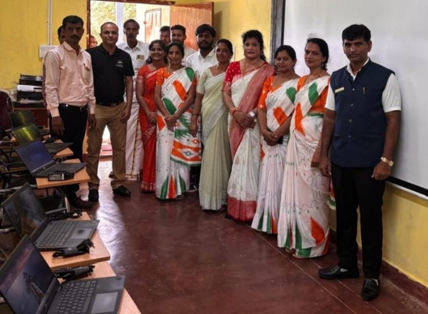 ಶಿರಂಗಾಲ ಸರ್ಕಾರಿ ಪ್ರೌಢಶಾಲೆಗೆ ಉಚಿತ ಲ್ಯಾಪ್ ಟಾಪ್ ಕೊಡುಗೆ