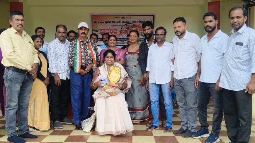 20 ವರ್ಷಗಳ ಶೈಕ್ಷಣಿಕ ಸೇವೆ ಶಿಕ್ಷಕಿ ಸೋನಿ ಅವರಿಗೆ ಸನ್ಮಾನ