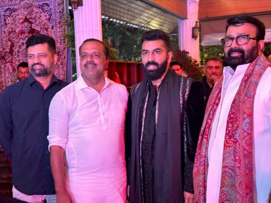 ಮೊಹಮ್ಮದ್ ‌ನಲಪಾಡ್ ವಿವಾಹ ಕಾರ್ಯಕ್ರಮದಲ್ಲಿ ಭಾಗವಹಿಸಿದ ಸಚಿವ ಯು.ಟಿ ಖಾದರ್