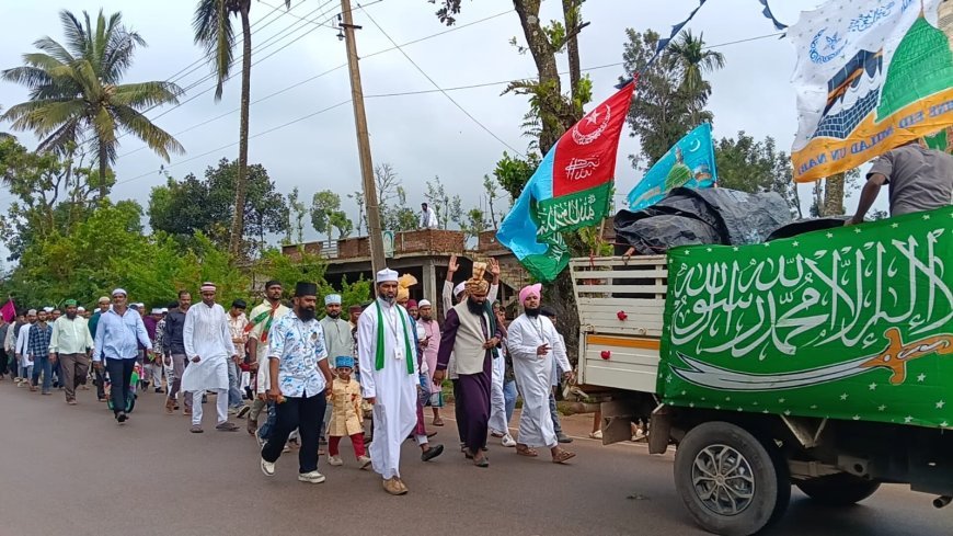 ಕೊಡ್ಲಿಪೇಟೆಯಲ್ಲಿ ಈದ್-ಮಿಲಾದ್ ರ‍್ಯಾಲಿ