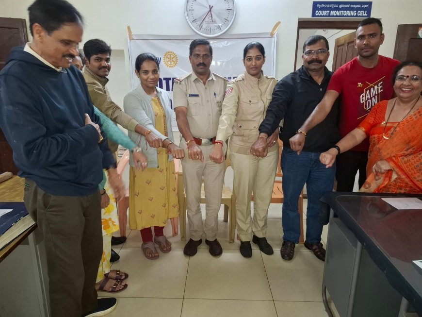 ರೋಟರಿ ವುಡ್ಸ್ ನಿಂದ ರಕ್ಷಾ ಬಂಧನ್ ;ನಮ್ಮ ಹಬ್ಬ ನಮ್ಮ ಸೇವಾ ಯೋಜನೆ