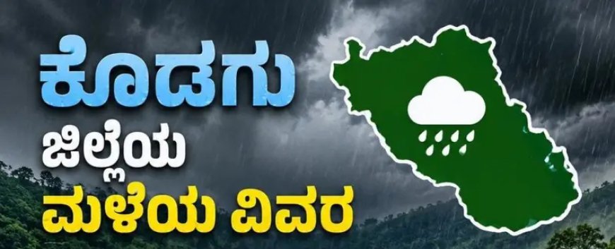 ಕೊಡಗು ಜಿಲ್ಲೆಯ ಮಳೆ ವಿವರ